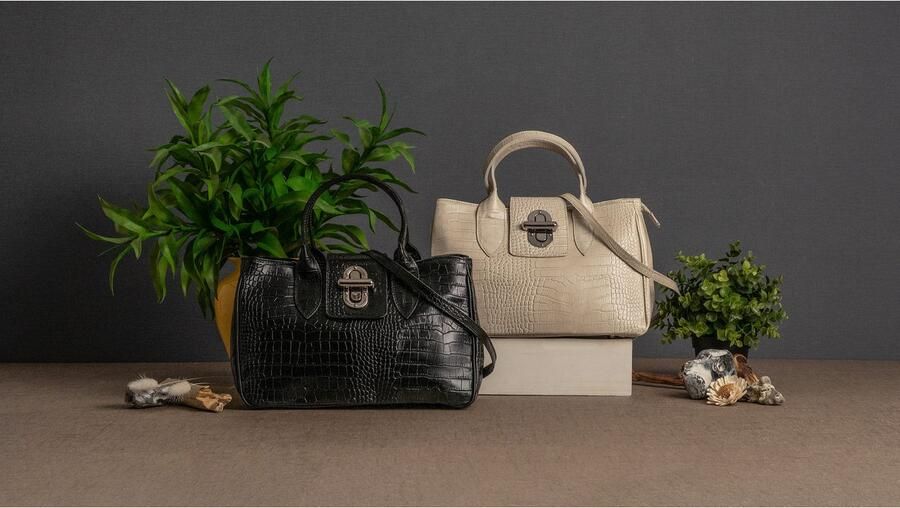 Cluty Tas echt leer made in italy (1-delig) - Foto 5