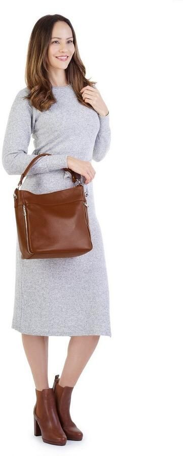 Cluty Tas echt leer made in italy - Foto 6