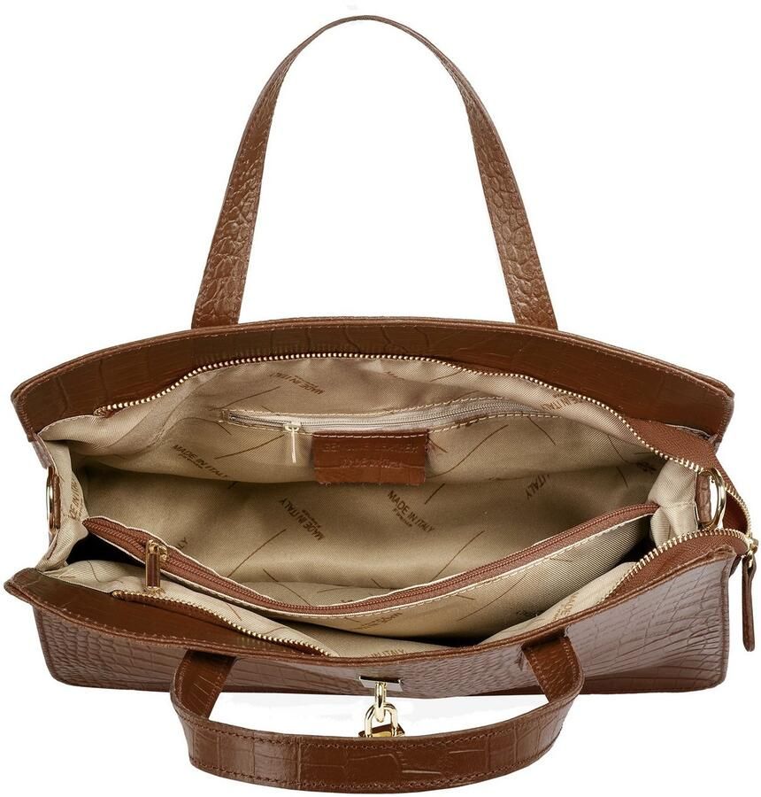 Cluty Tas echt leer made in italy