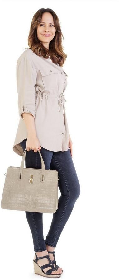 Cluty Tas echt leer made in italy - Foto 6