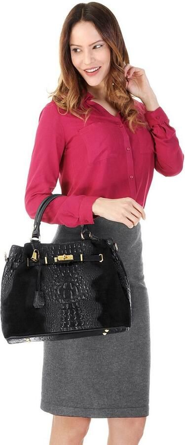 Cluty Tas echt leer made in italy - Foto 7