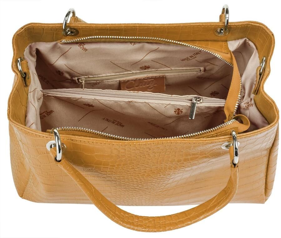 Cluty Tas echt leer made in italy - Foto 2