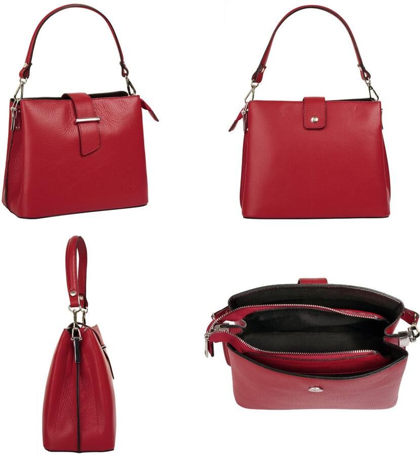 Cluty Tas echt leer made in italy