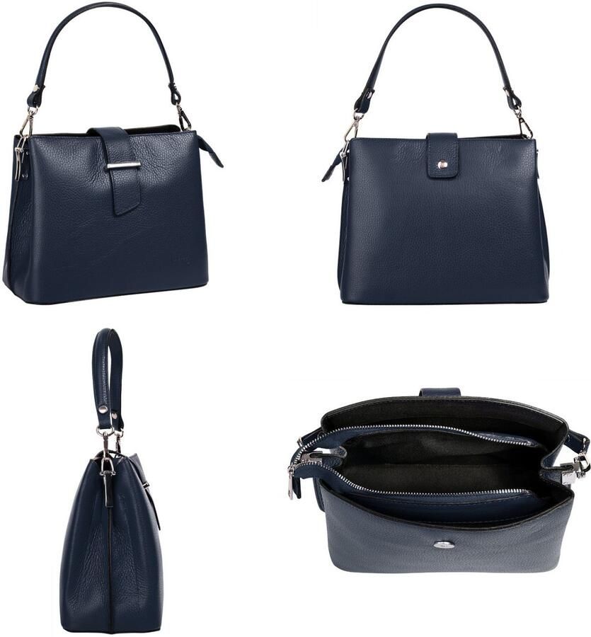 Cluty Tas echt leer made in italy