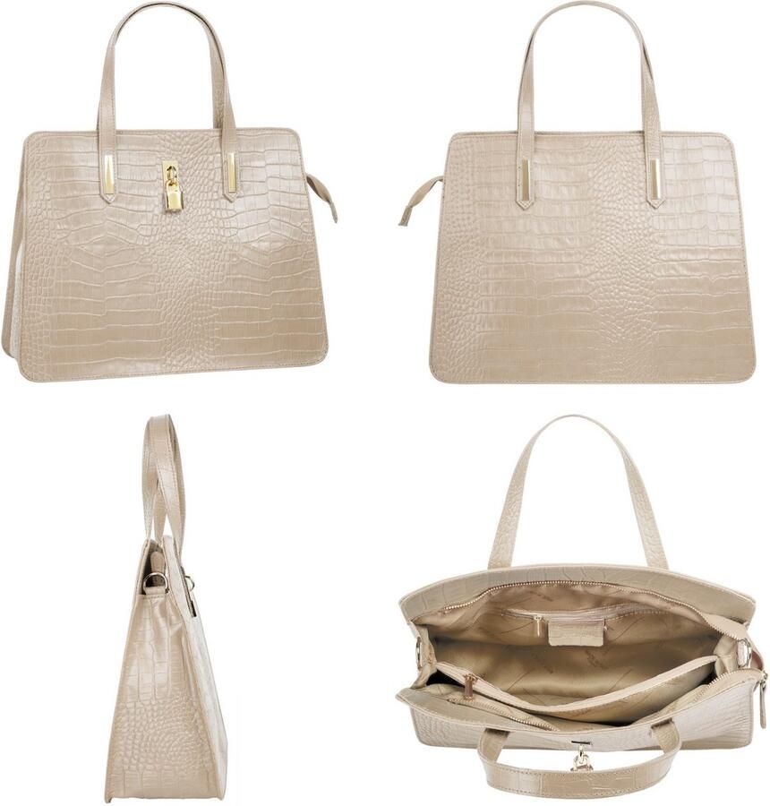 Cluty Tas echt leer made in italy - Foto 2