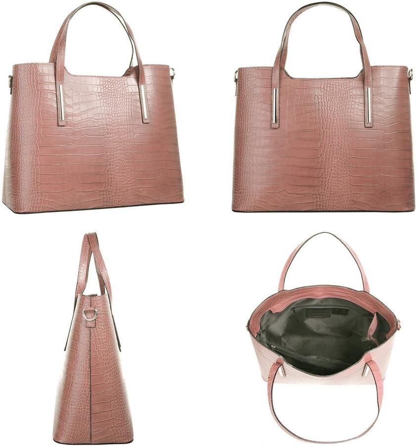 Cluty Tas echt leer made in italy