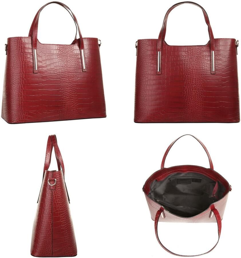 Cluty Tas echt leer made in italy