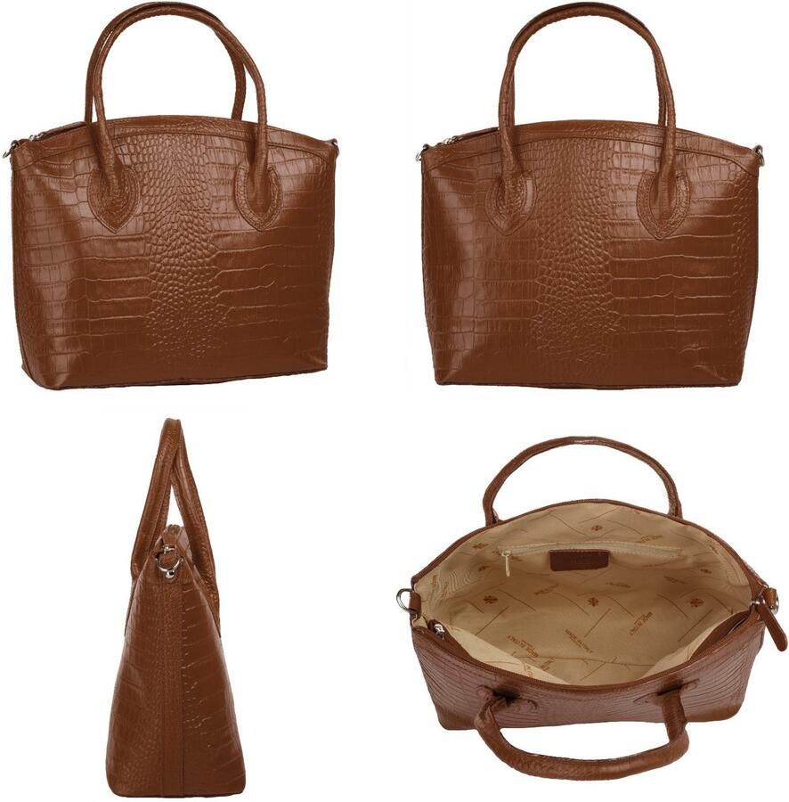 Cluty Tas echt leer made in italy