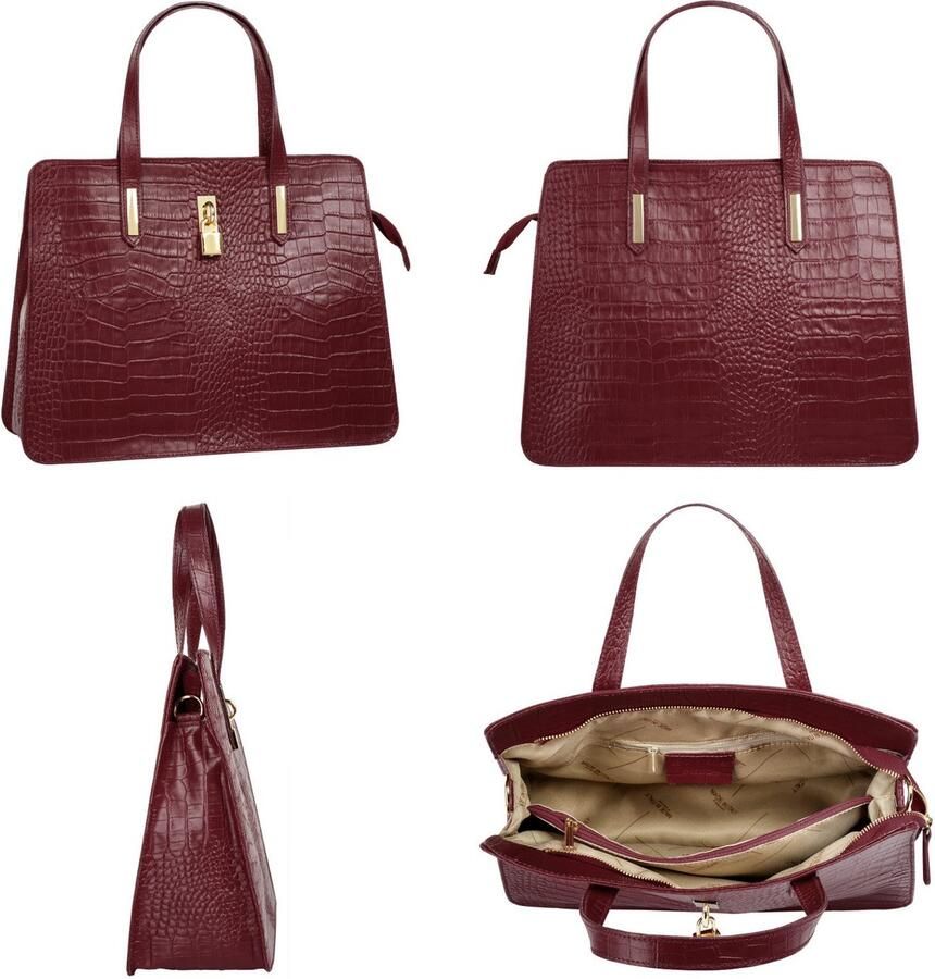 Cluty Tas echt leer made in italy - Foto 2