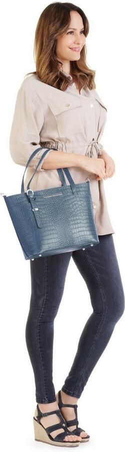 Cluty Tas echt leer made in italy - Foto 2