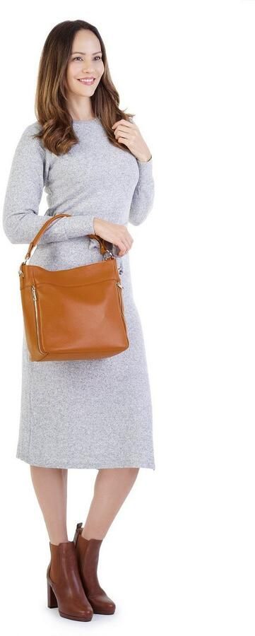 Cluty Tas echt leer made in italy - Foto 6