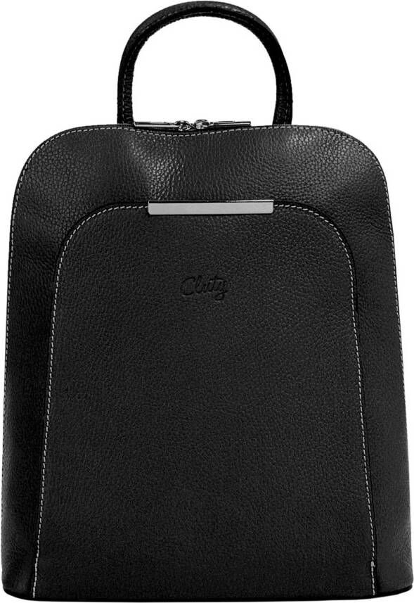 Cluty Rugzak echt leer made in italy