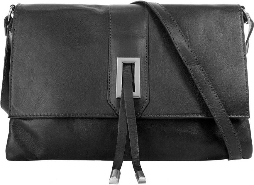 Cluty Schoudertas echt leer made in italy
