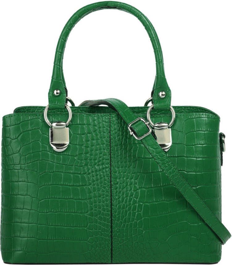 Cluty Schoudertas echt leer made in italy