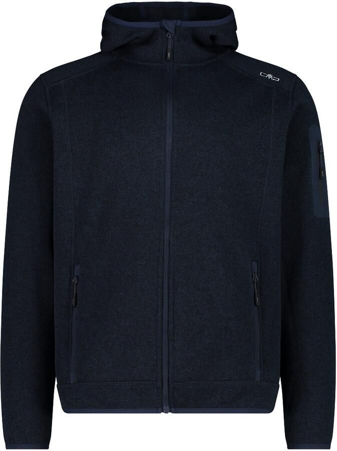 CMP Gebreid fleecejack MAN JACKET FIX HOOD (1 stuk)