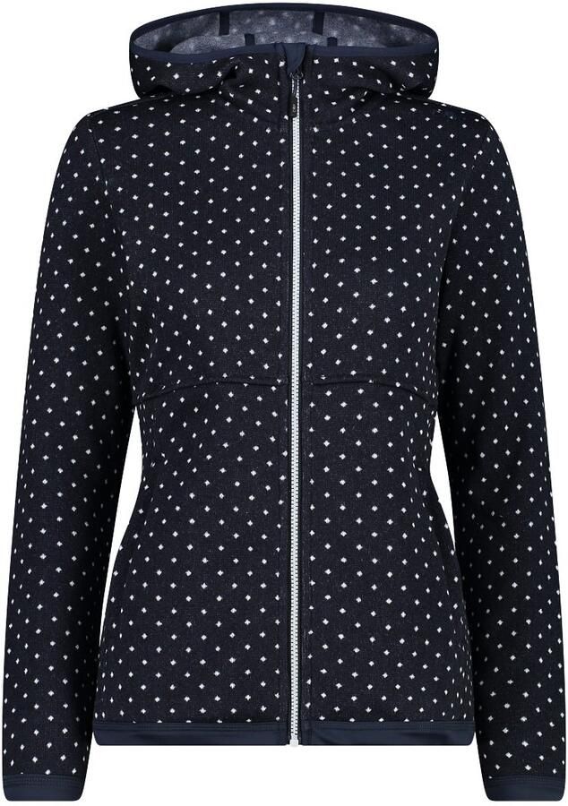 CMP Gebreid fleecejack WOMAN JACKET FIX HOOD verwarmend overgangsjas - Foto 2