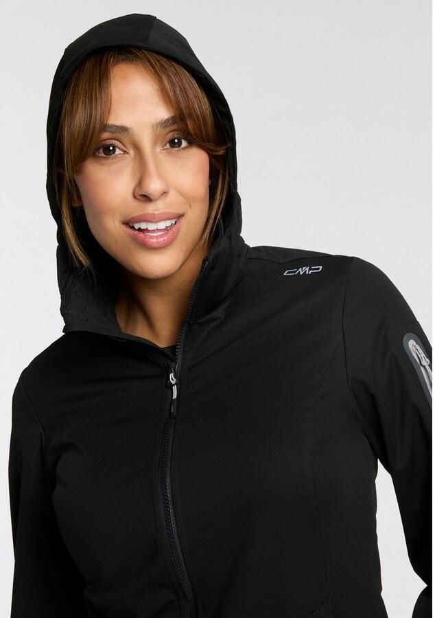 CMP Softshell-jack Ademend & winddicht & waterafstotend & licht materiaal (1 stuk) - Foto 2