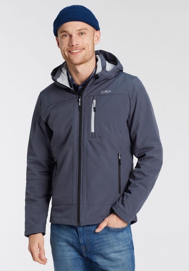 CMP Softshell-jack MAN JACKET ZIP HOOD (1 stuk) - Foto 4