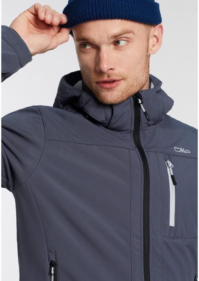 CMP Softshell-jack MAN JACKET ZIP HOOD (1 stuk)