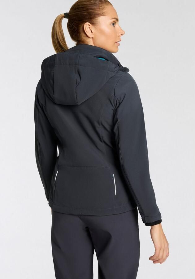 CMP Softshell-jack WOMAN JACKET ZIP HOOD Verwarmend & wind- & waterafstotend overgangsjas (1 stuk) - Foto 2