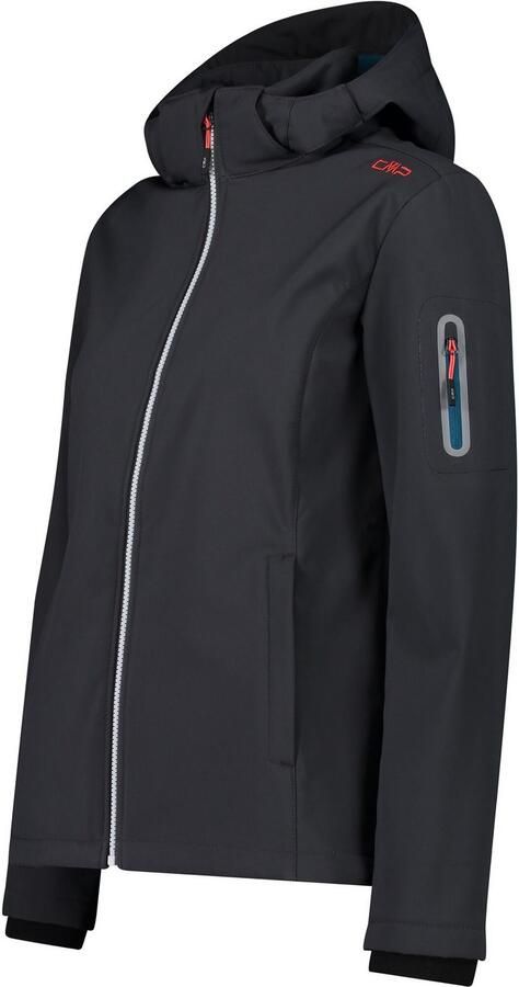 CMP Softshell-jack WOMAN JACKET ZIP HOOD Verwarmend & wind- & waterafstotend overgangsjas (1 stuk) - Foto 4