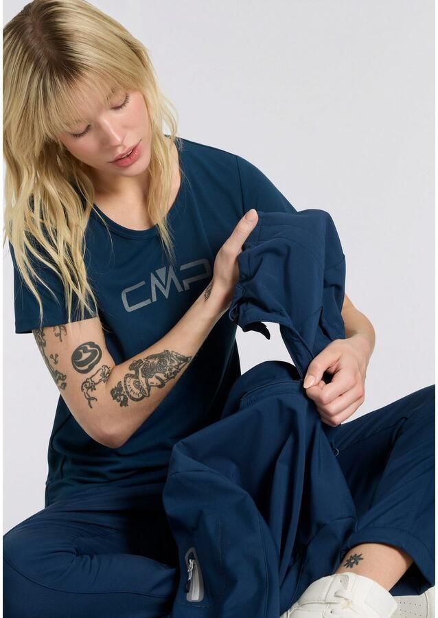 CMP Softshell-jack WOMAN JACKET ZIP HOOD Verwarmend & wind- & waterafstotend overgangsjas (1 stuk)