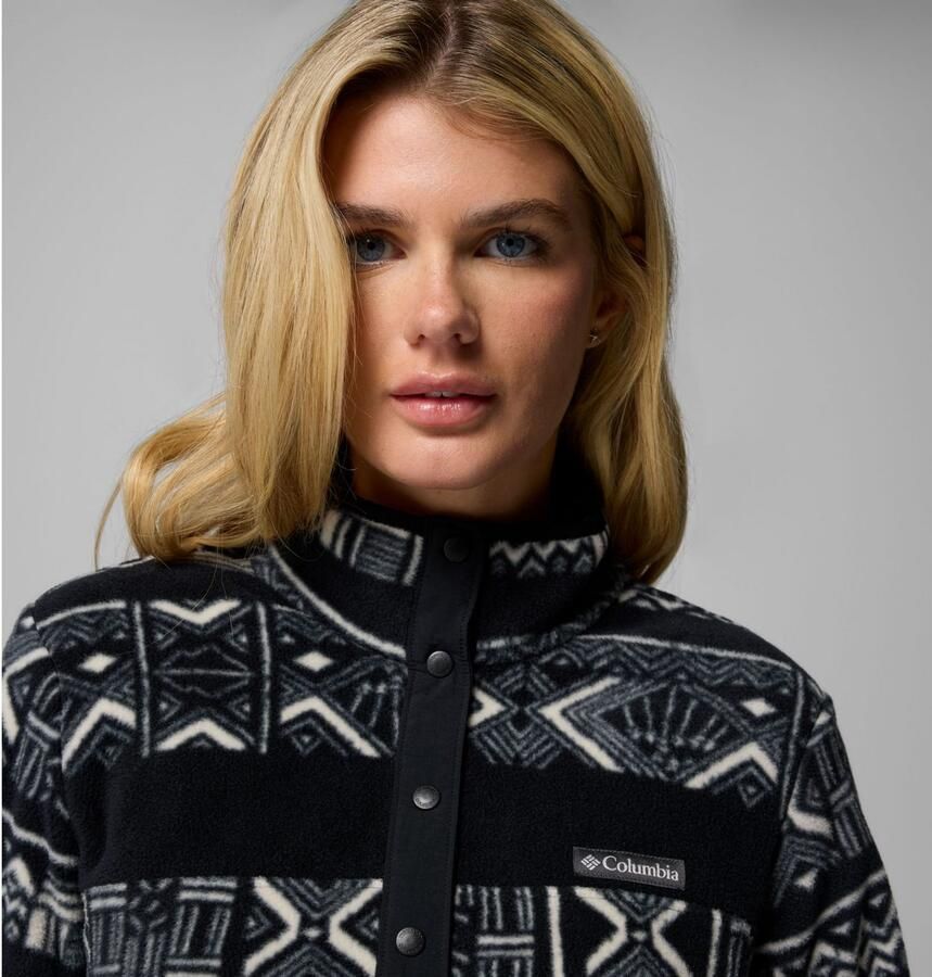 Columbia Fleecetrui BENTON SPRINGS PRINTED 1 2 SNAP (1-delig)