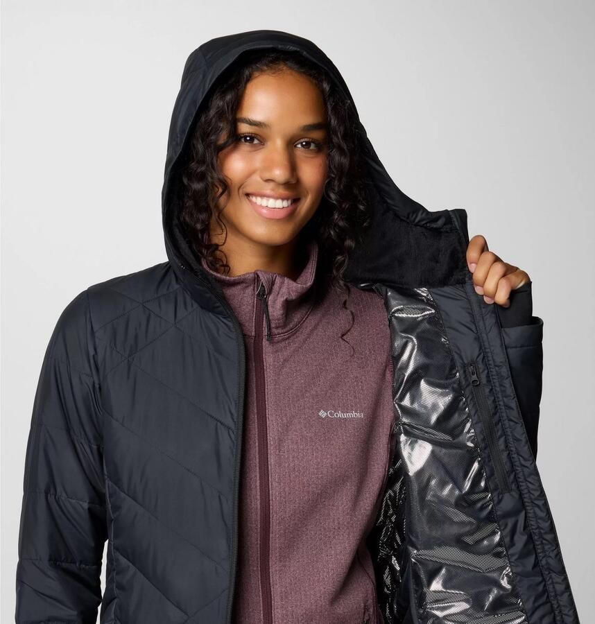 Columbia Gewatteerde jas HEAVENLY LONG HOODED JACKET (1-delig) - Foto 3