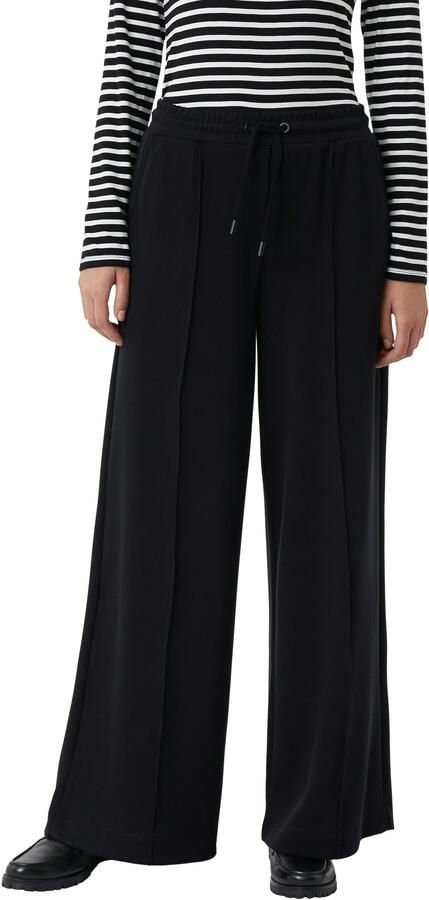 Comma casual identity Joggingbroek effen elastische casual met koord wijde pijp - Foto 3