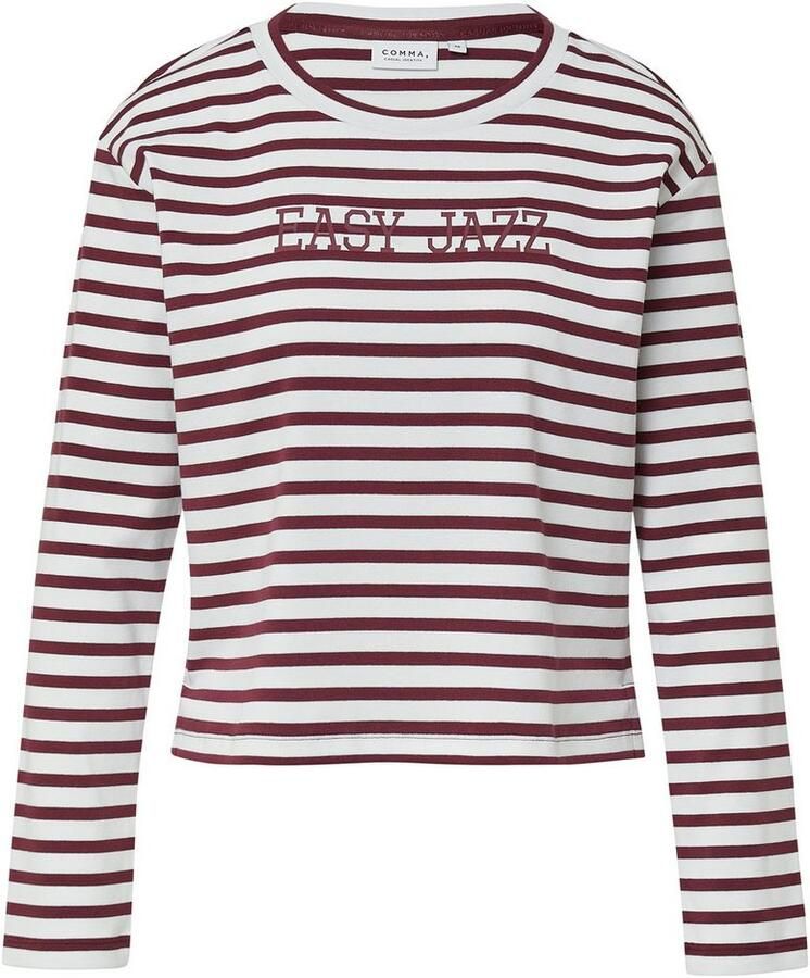 Comma casual identity Sweatshirt valt over de taille