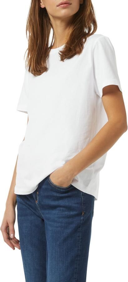 Comma casual identity T-shirt effen regular fit katoen ronde hals - Foto 4