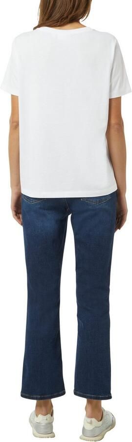 Comma casual identity T-shirt effen regular fit katoen ronde hals - Foto 3