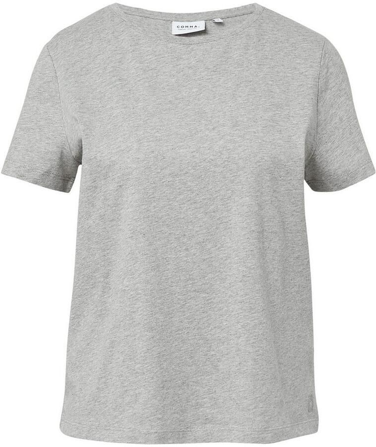 Comma casual identity T-shirt met ronde hals regular fit