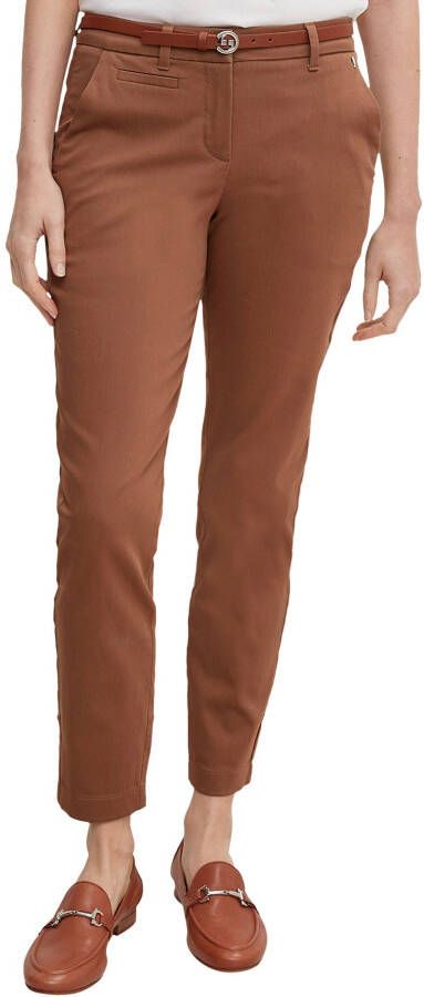 Comma Chino van zachte katoenmix met stretch