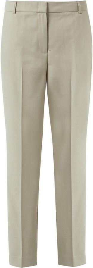 Comma Stoffen slim fit broek met structuurpatroon - Foto 2
