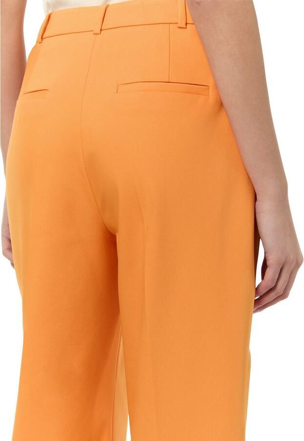 Comma Wijde Pijp Broek Orange Dames - Foto 1
