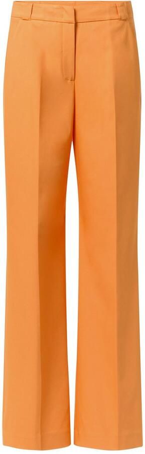 Comma Wijde Pijp Broek Orange Dames - Foto 2