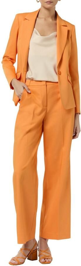 Comma Wijde Pijp Broek Orange Dames - Foto 3