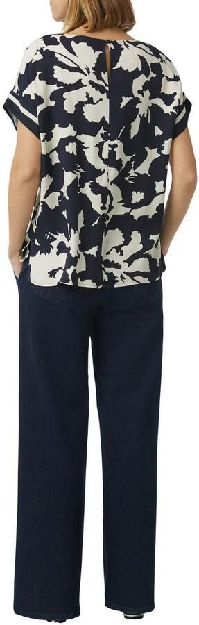 Comma Blouse met korte mouwen met print all-over - Foto 5