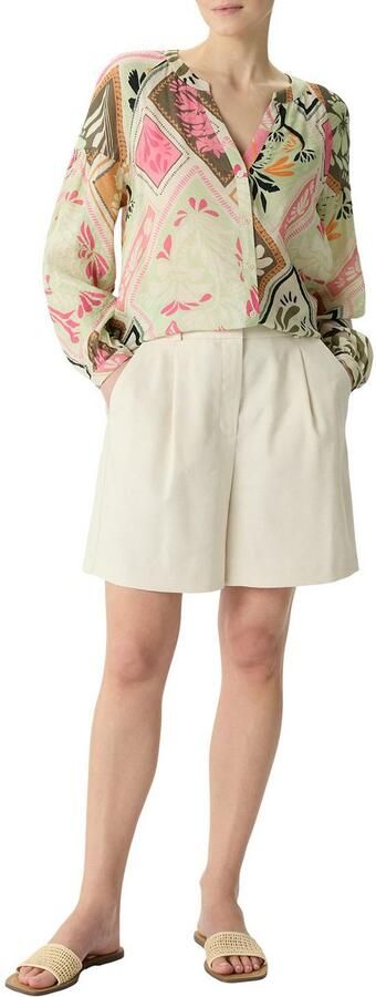 Comma Blouse met lange mouwen met print all-over - Foto 2