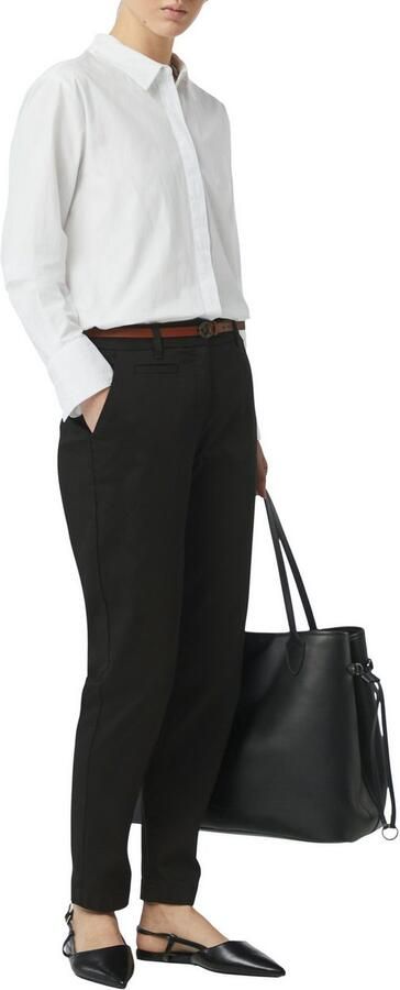 Comma Slim Fit 7 8-Lengte Broek Black Dames