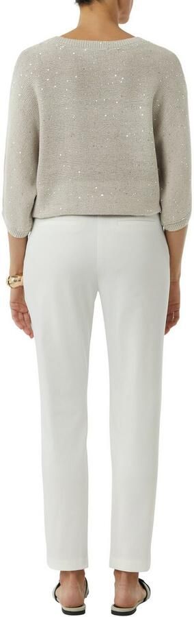 Comma Chino met smalle riem zomerbroek (set 2-delig) - Foto 3