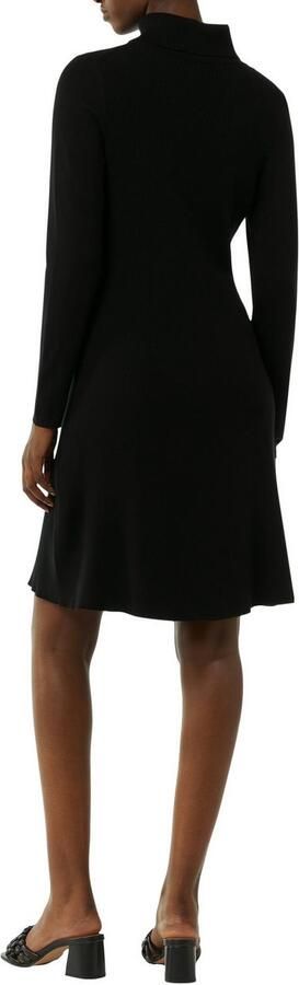 Comma Knielange gebreide jurk met col - Foto 4