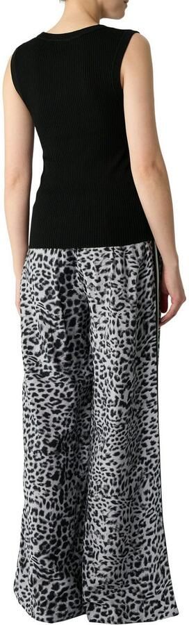 Comma Gebreide top van viscosemix in slim fit - Foto 3