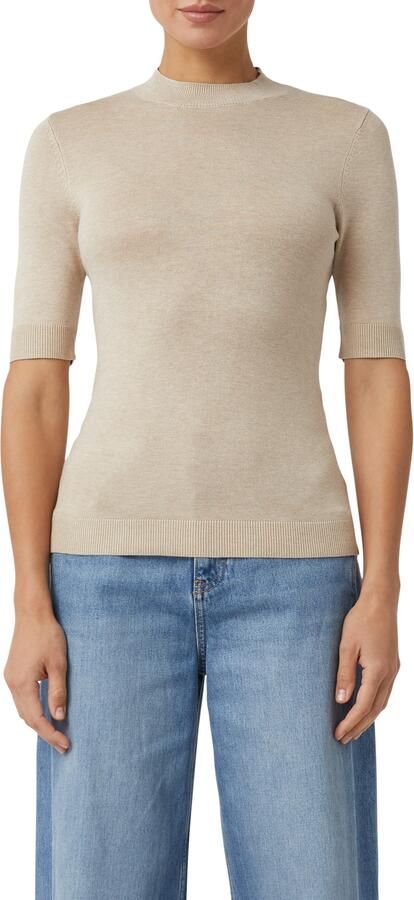 Comma Gebreide pullover van viscosemix met 1 2-mouwen - Foto 4