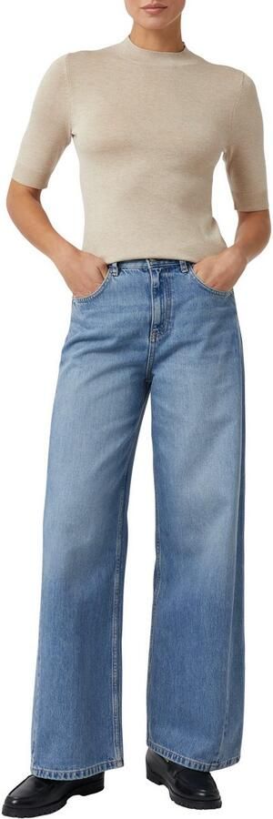 Comma Gebreide pullover van viscosemix met 1 2-mouwen - Foto 2