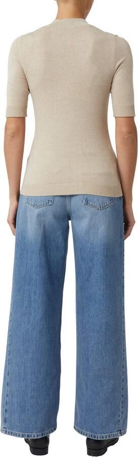 Comma Gebreide pullover van viscosemix met 1 2-mouwen - Foto 3