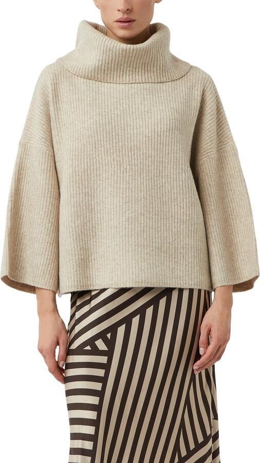 Comma Relaxed fit gebreide coltrui - Foto 4