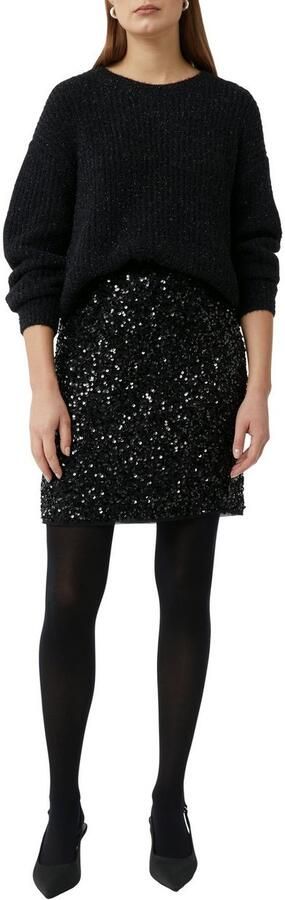Comma Oversized gebreide pullover met ribboorden - Foto 2