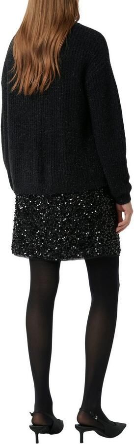 Comma Oversized gebreide pullover met ribboorden - Foto 3
